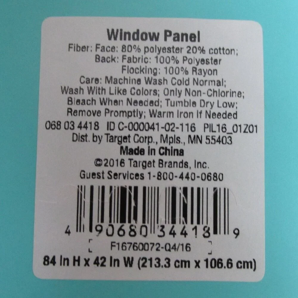 NWT curtain panels